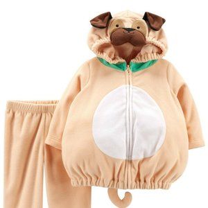 Carter's Pug Halloween Costume Size 3/6 6/9 12 18 or 24 Months Brand New Fleece